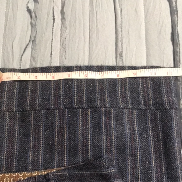 Vintage Free People Blue Twill Flare leg Pants - Picture 12 of 13